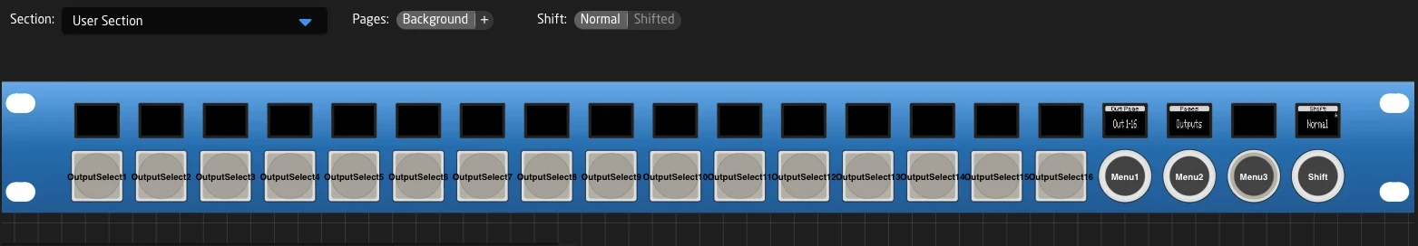 User Section example